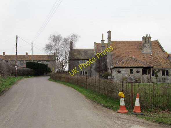 Photo 6"x4" Lane to the farm Glastonbury c2011