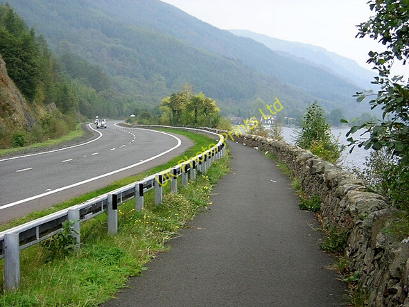 Photo 6"x4" West Loch Lomond Cycle Path Luss c2006