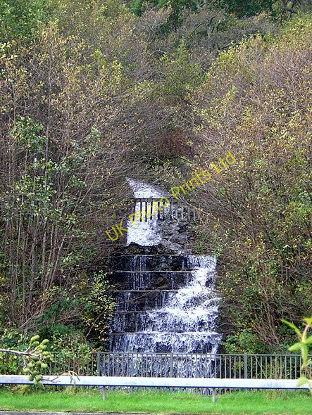 Photo 6"x4" Small Waterfall Beside A82 Inverbeg c2006