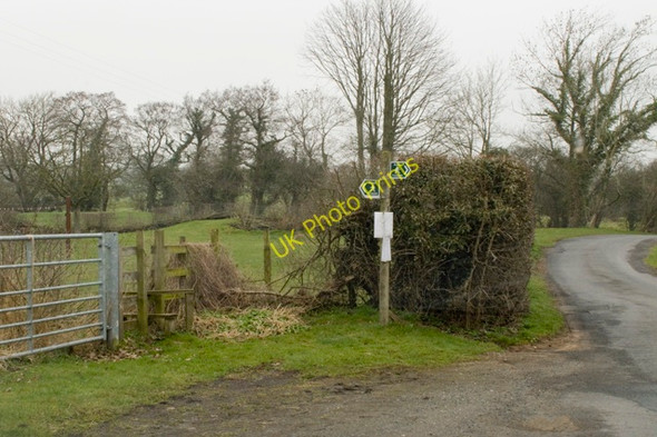Photo 6"x4" Public footpath at Buckley gate Ward Green Cross c2011