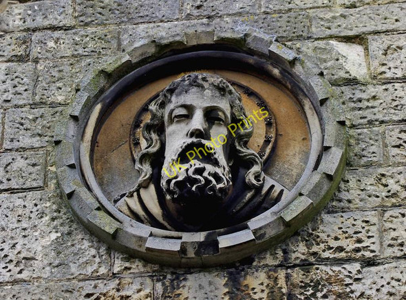 Photo 6"x4" All Saints Church (5) - detail on north porch, All Saints Road, Cheltenham Cheltenham c2011