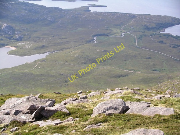 Photo 6"x4" Outflow, Loch Damh Rechullin c2005