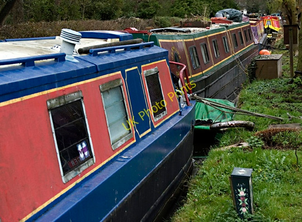 Photo 6"x4" Boats on the Oxford Canal Oxford\/SP5106 c2011