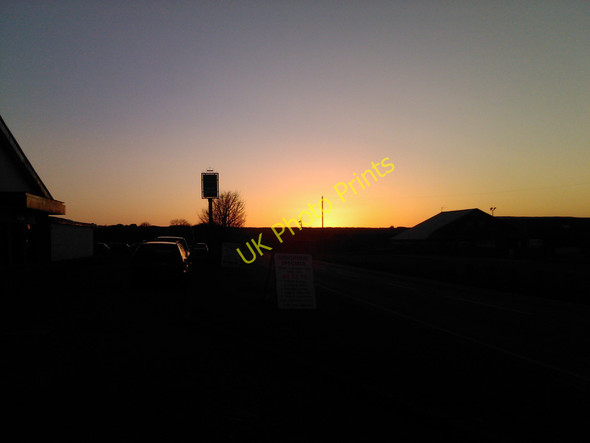 Photo 6"x4" Sunset over Scurlage Scurlage c2011