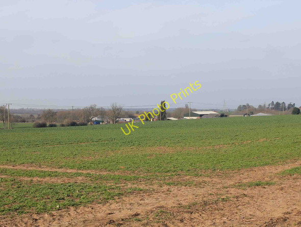 Photo 6"x4" Walworth Farm from footpath to Harbury Gross Green c2011