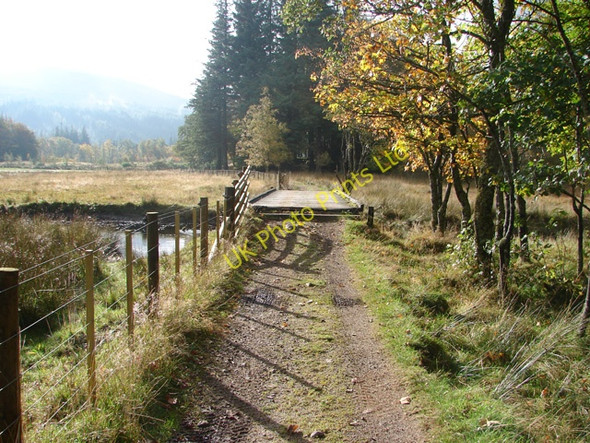 Photo 6"x4" Track through the Corrour Estate Corrour Shooting Lodge c2006
