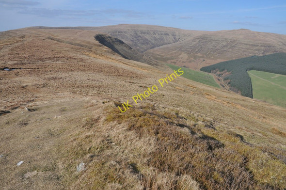 Photo 6"x4" View to Waun Fach Cwmrhos c2011