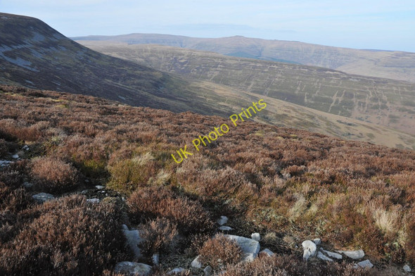 Photo 6"x4" View into the Vale of Grwyney Cwmdu\/SO1823 c2011