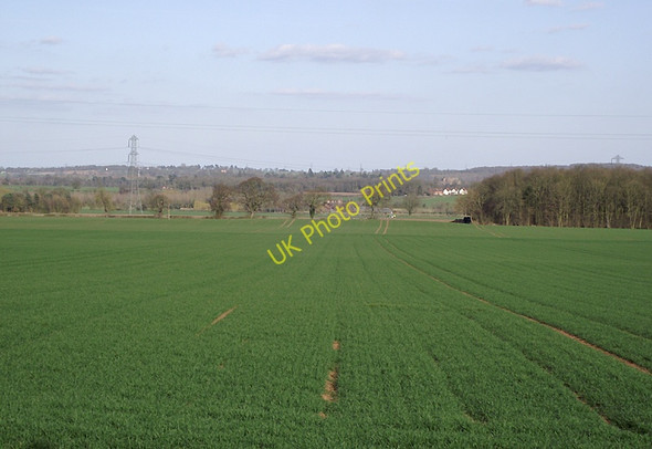 Photo 6"x4" Farmland north of Badger, Shropshire Badger c2011