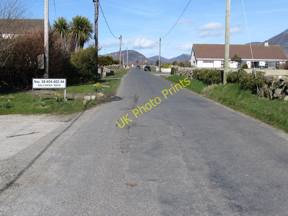 Photo 6"x4" View north along Ballinran Road Ballymartin c2011