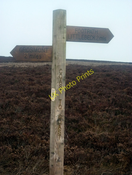 Photo 6"x4" The coast to coast walk over Sleights Moor Esk Valley c2011