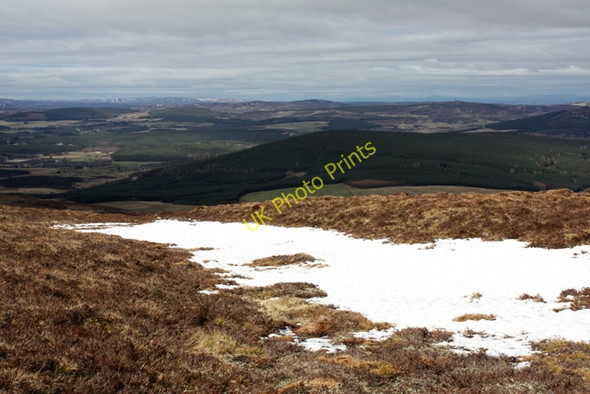 Photo 6"x4" An old path on the Cromdale Hills Hills of Cromdale c2011