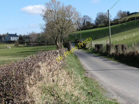 Photo 6"x4" The lower end of the Lackan Road spur Kilcoo c2011