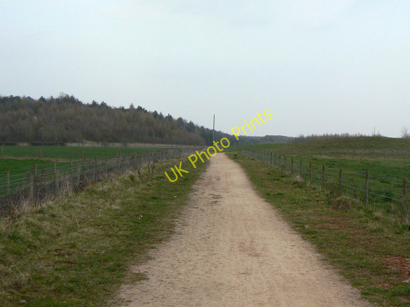 Photo 6"x4" Dukeries Trail multi-user route Market Warsop c2011