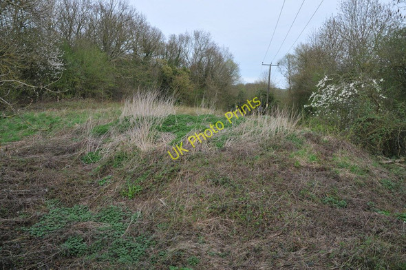Photo 6"x4" Course of old railway to Stratford-upon-Avon Cranhill\/SP1253 c2011