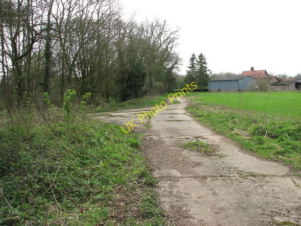 Photo 6"x4" Concrete track to Upper Billingford Upper Street\/TM1780 c2011