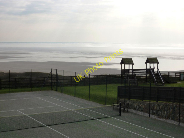 Photo 6"x4" Tennis Court Saunton Sands Saunton c2011