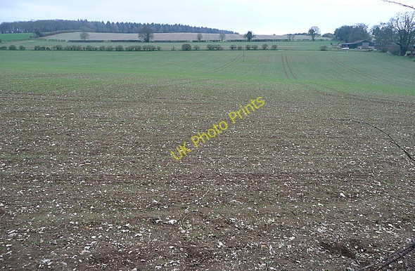 Photo 6"x4" Farmland near Laverstoke Farm Laverstoke c2011