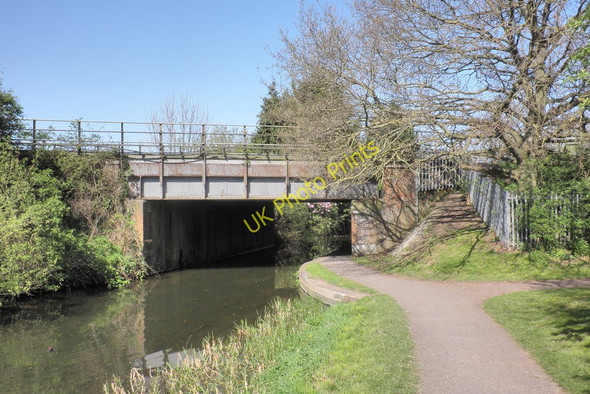 Photo 6"x4" Railway bridge, crossing the Taunton to Bridgwater Canal Taunton\/ST2324 c2011