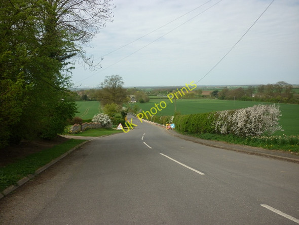 Photo 6"x4" Downhill into Fillingham, Lincolnshire Fillingham c2011