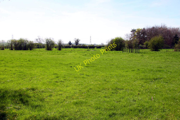 Photo 6"x4" The footpath to Fulscot Manor crosses the field Didcot c2011