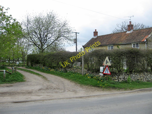 Photo 6"x4" Entrance to caravan site Cropton c2011