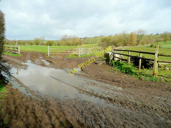 Photo 6"x4" Muddy lanes Ford\/SK0653 c2011