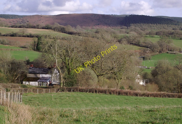 Photo 6"x4" Farmland at Cynghordy, Carmarthenshire Rhandirmwyn c2011