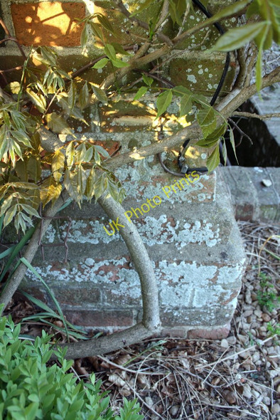 Photo 6"x4" Benchmark on the Manor House, Church Road Wallingford c2011
