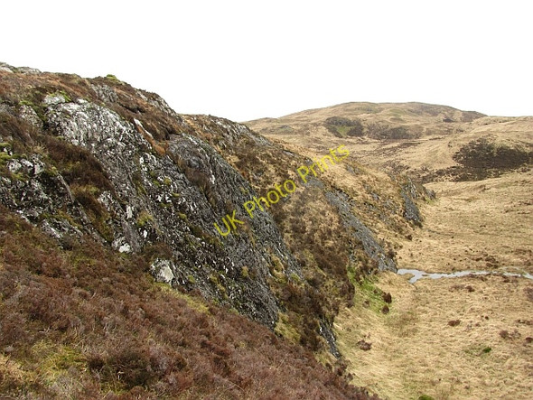 Photo 6"x4" Outcrop, Laggan Deer Forest Beinn na Sr\u00f2ine\/NM6723 c2011
