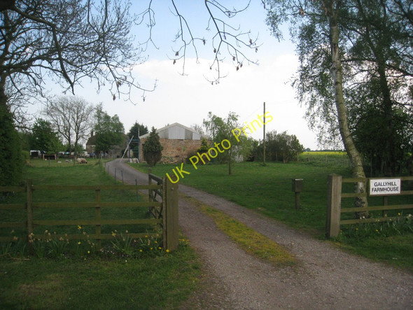Photo 6"x4" The entrance to Gallyhill Farmhouse Ludford\/TF1989 c2011