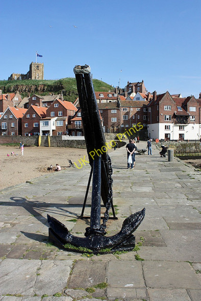 Photo 6"x4" Anchor on Tate Hill Pier Whitby\/NZ8910 c2011