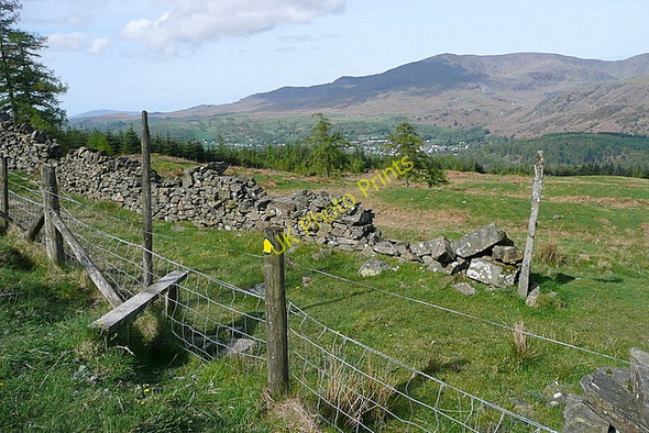 Photo 6"x4" View Towards Coniston Hawkshead Hill c2011