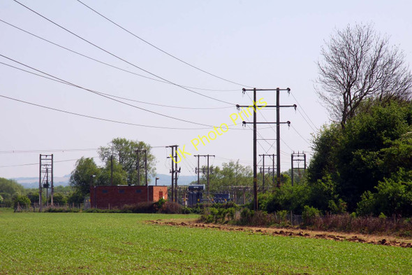 Photo 6"x4" Electricity substation at Wally Corner Berinsfield c2011