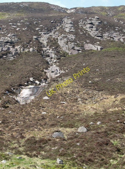 Photo 6"x4" Hanging valley below The Saddle Newcastle\/J3732 c2011