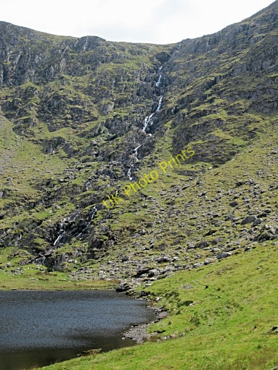 Photo 6"x4" Waterfall at Loch an D\u00c3\u00bain Cloghane c2011