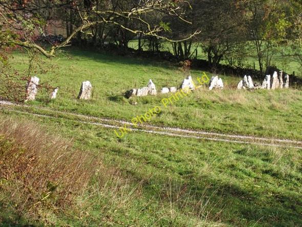 Photo 6"x4" Stone Fence at Pant Du Maeshafn c2006