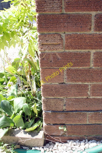 Photo 6"x4" Benchmark on the side of #28 Garston Lane Wantage c2011