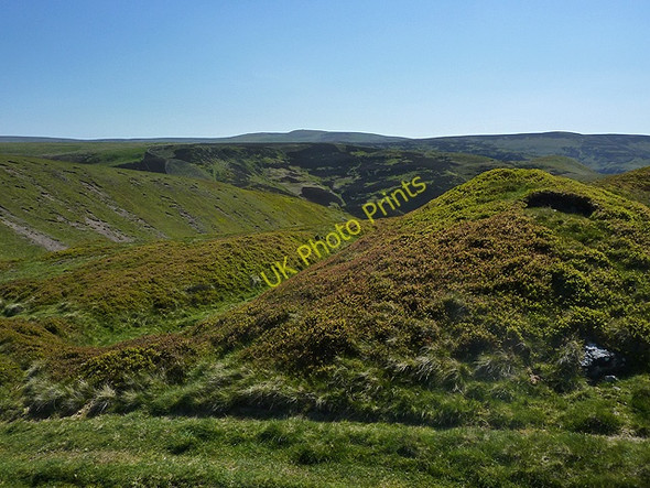 Photo 6"x4" Hill fort on Blackbrough Hill Chatto c2011