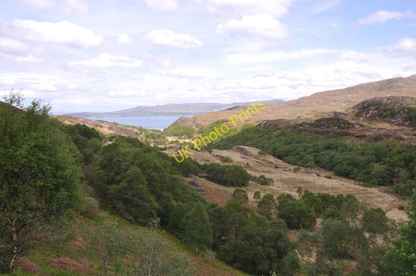 Photo 6"x4" View down Glen Uig Invermoidart c2011
