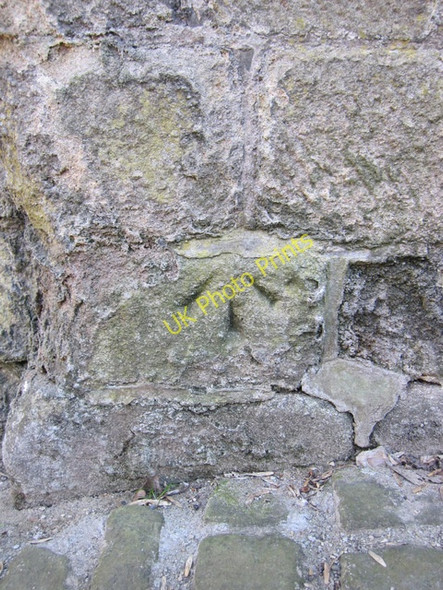 Photo 6"x4" Early bench mark in Hollinshead Street, Chorley Chorley\/SD5817 c2011
