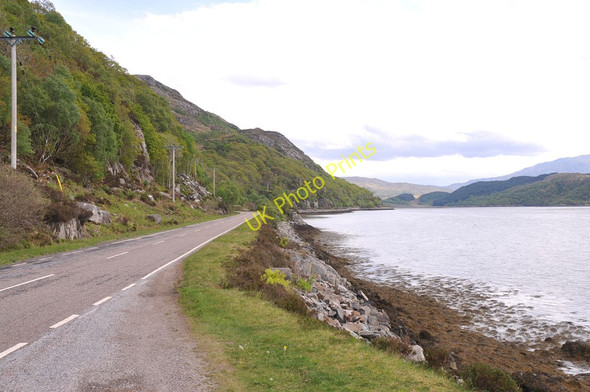 Photo 6"x4" A861 and Loch Moidart Invermoidart c2011