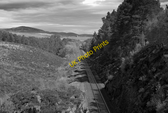 Photo 6"x4" Highland Mainline north of Carrbridge Foregin c2011