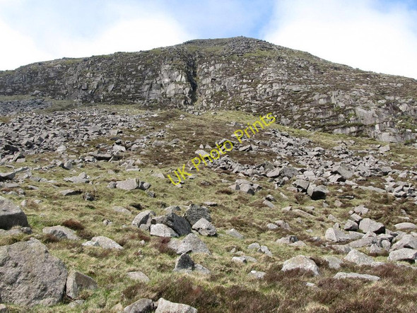 Photo 6"x4" Scree slope below the scar on Slieve Commedagh Newcastle\/J3732 c2011