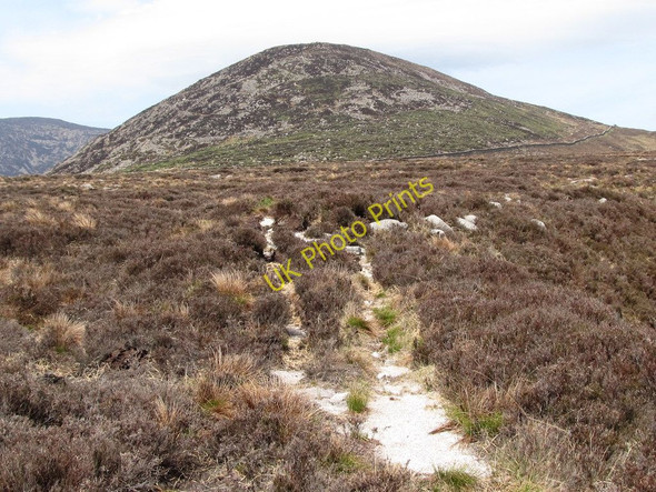 Photo 6"x4" The moorland plateau between Spences River and Rocky Mountain Annalong c2011
