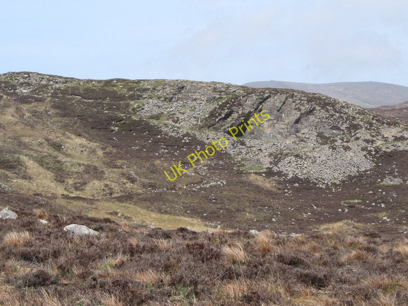 Photo 6"x4" Disused granite quarry on a spur of the Rocky Mountain Annalong c2011