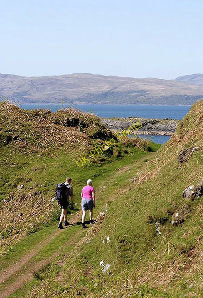 Photo 6"x4" Walking on Kerrera Gylen Castle c2011
