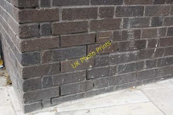 Photo 6"x4" Benchmark on the Westbourne Park Road face of the wall of Hanwell House Paddington\/TQ2681 c2011