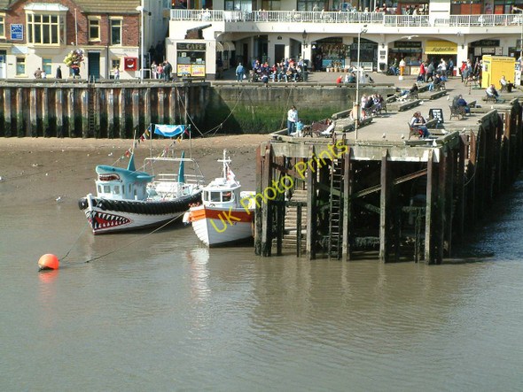 Photo 6"x4" Shark boat in Bridlington Harbour Bridlington c2005