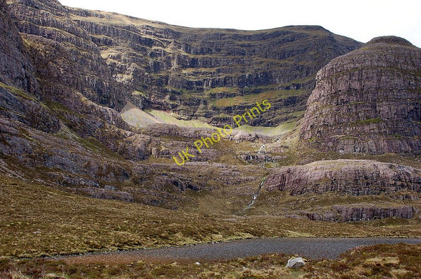 Photo 6"x4" Coire na Poite from the lochan Lochan Coire na Poite c2011